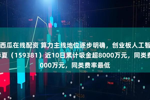 西瓜在线配资 算力主线地位逐步明确，创业板人工智能ETF华夏（159381）近10日累计吸金超8000万元，同类费率最低